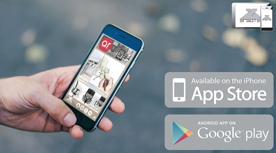 Download the App Ergotec from your favorite store