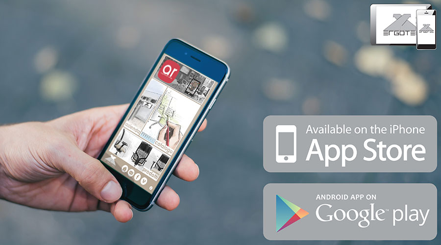 Scarica l'App Ergotec dal tuo store preferito